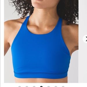 NWT lululemon Trinity Bra Sz 12 PipeDream Blue